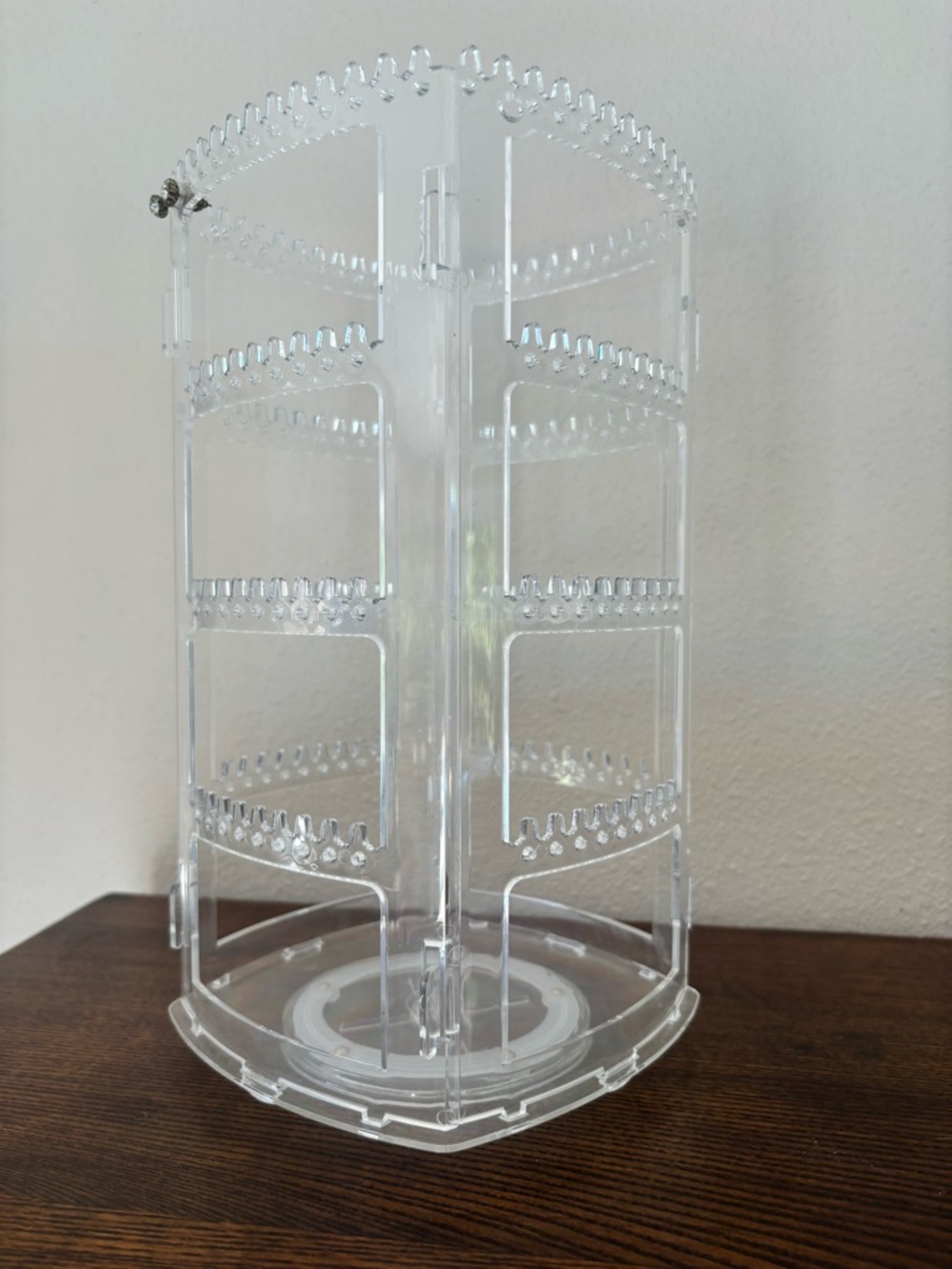 Clear Rotating Jewelry and Accessory Organizer - Transparent - Picture 2 of 5